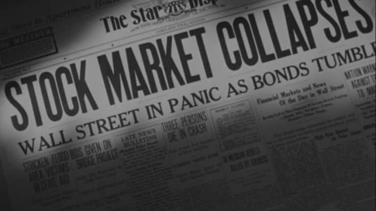 Market Collapses Headline